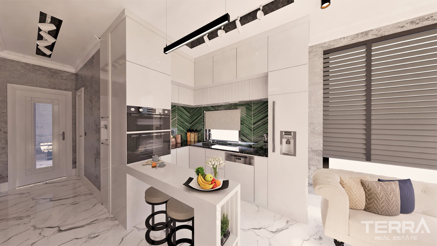 Seafront Apartments with High Investment Potential in Kestel, Alanya - 58900