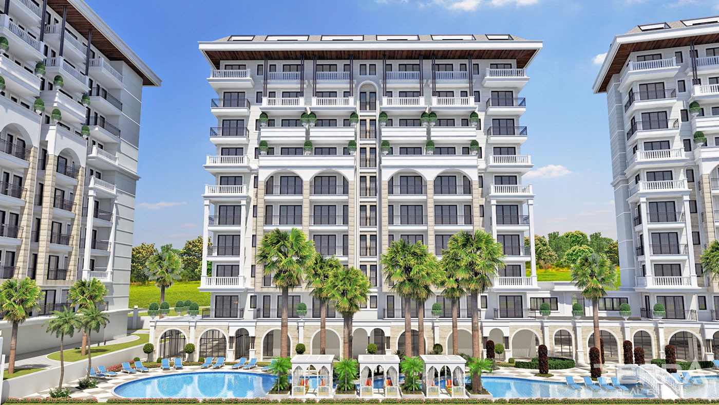 Centrally Located Luxury Apartments in Alanya with 5-Star Amenities