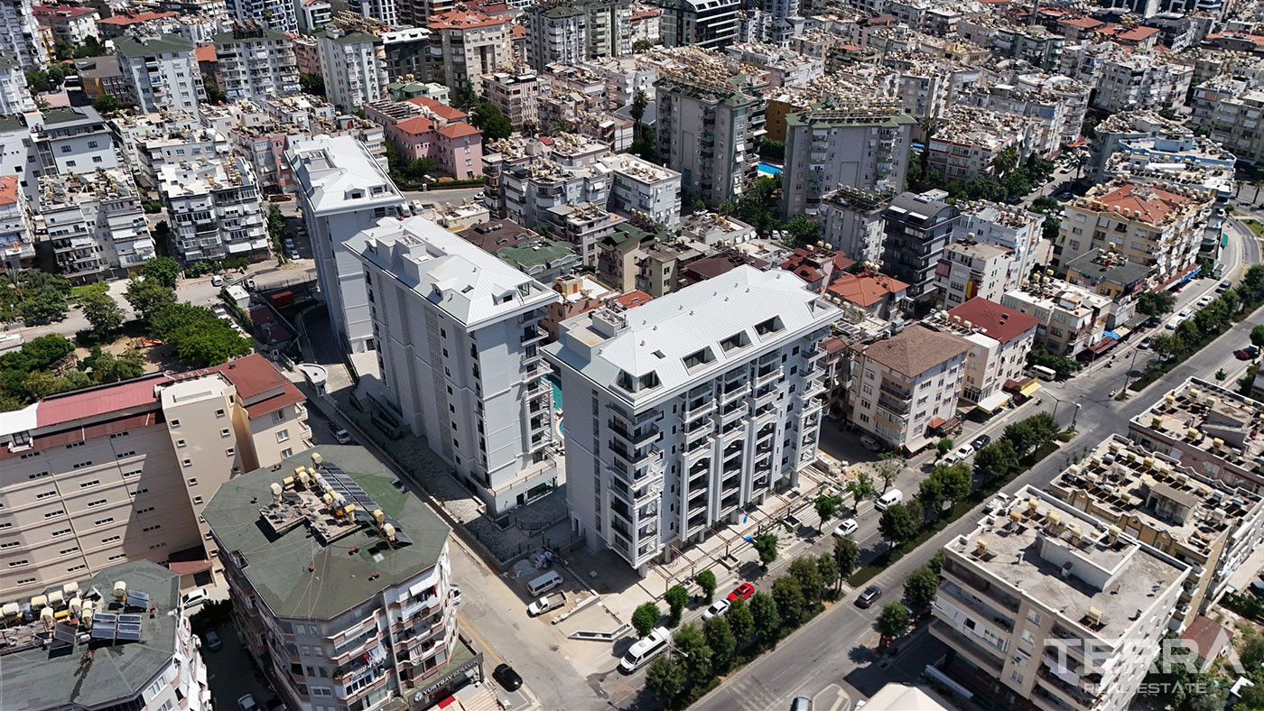 Luxury Apartments for Sale in Alanya City Centre near Cleopatra Beach - 104005
