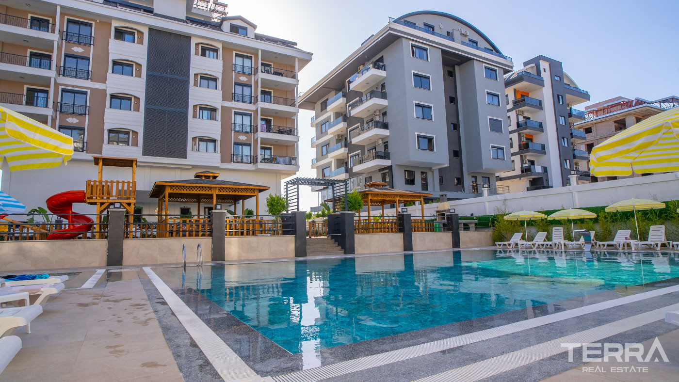 Luxury Apartments Only 200 m from the Beach in Alanya, Kargıcak - 101300