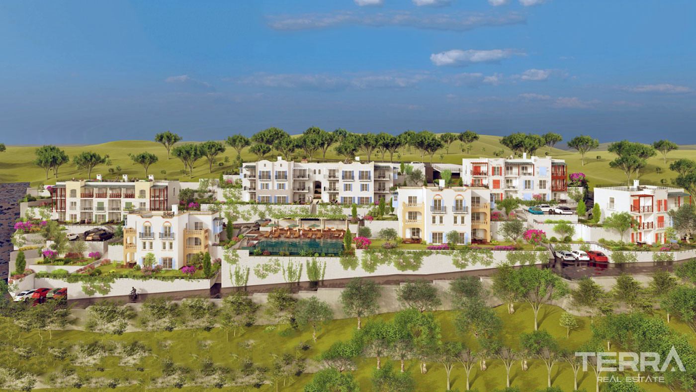 Luxury Apartments with Sea View in Bodrum 750 m from the Beach - 59266