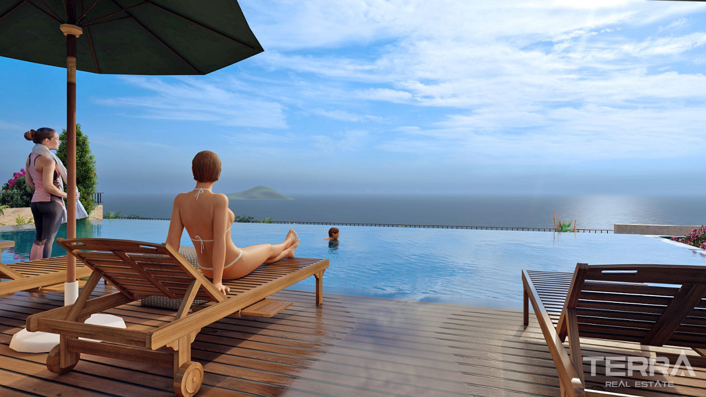 Luxury Apartments with Sea View in Bodrum 750 m from the Beach - 59268