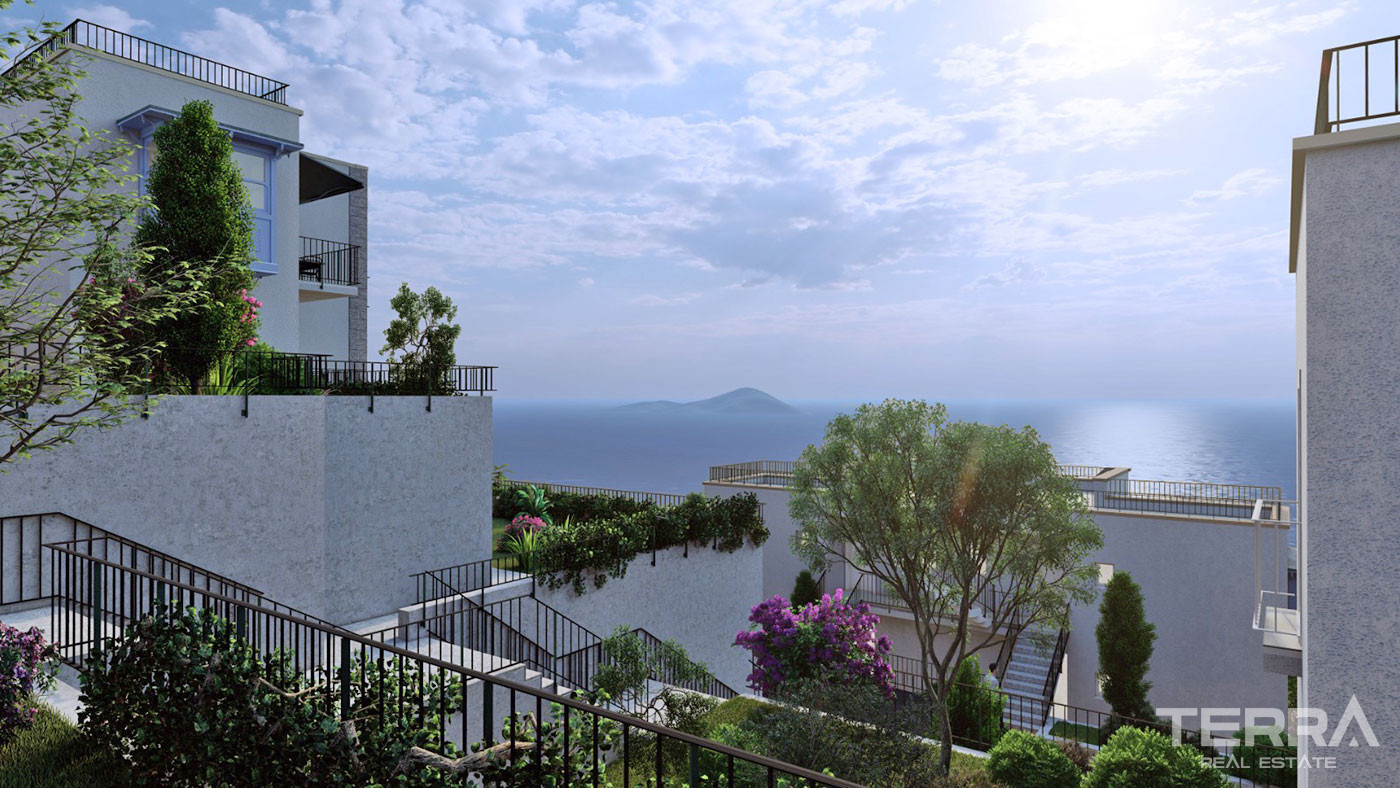 Luxury Apartments with Sea View in Bodrum 750 m from the Beach - 59269