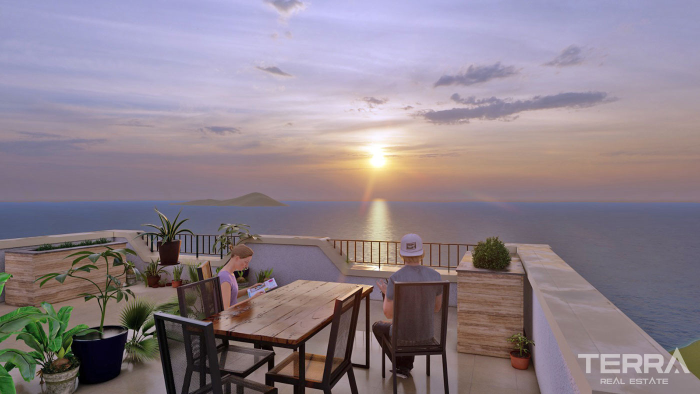 Luxury Apartments with Sea View in Bodrum 750 m from the Beach - 59270
