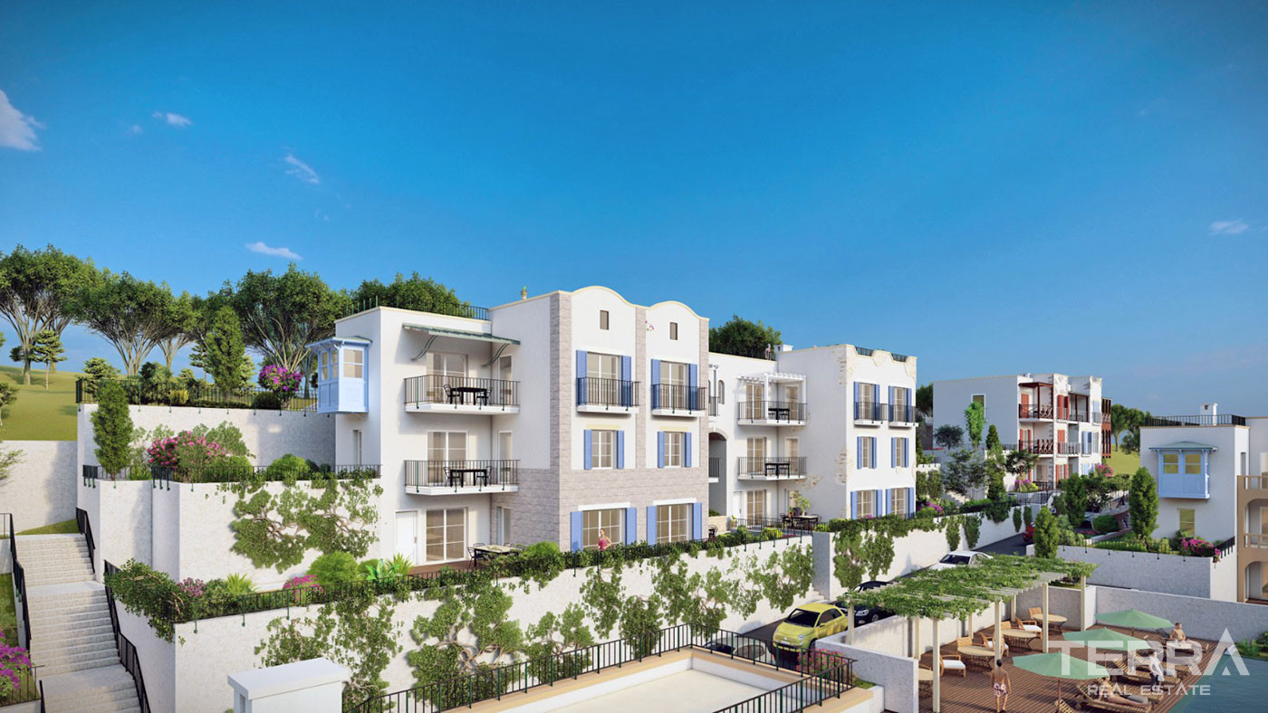 Luxury Apartments with Sea View in Bodrum 750 m from the Beach - 59271