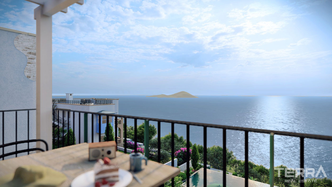 Luxury Apartments with Sea View in Bodrum 750 m from the Beach - 59275