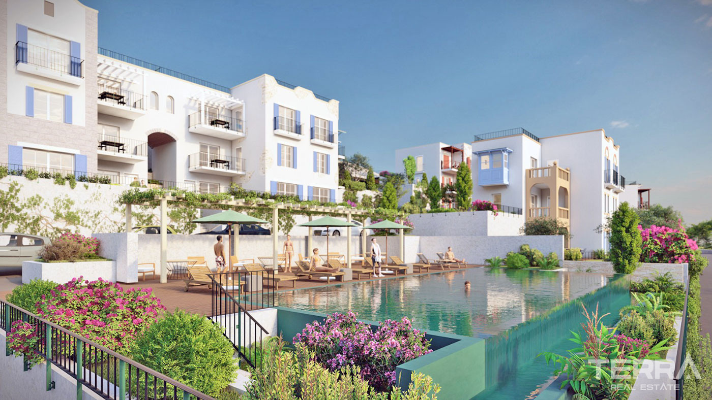 Luxury Apartments with Sea View in Bodrum 750 m from the Beach - 59278