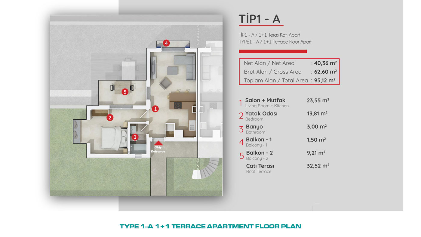 Luxury Apartments with Sea View in Bodrum 750 m from the Beach - 59280