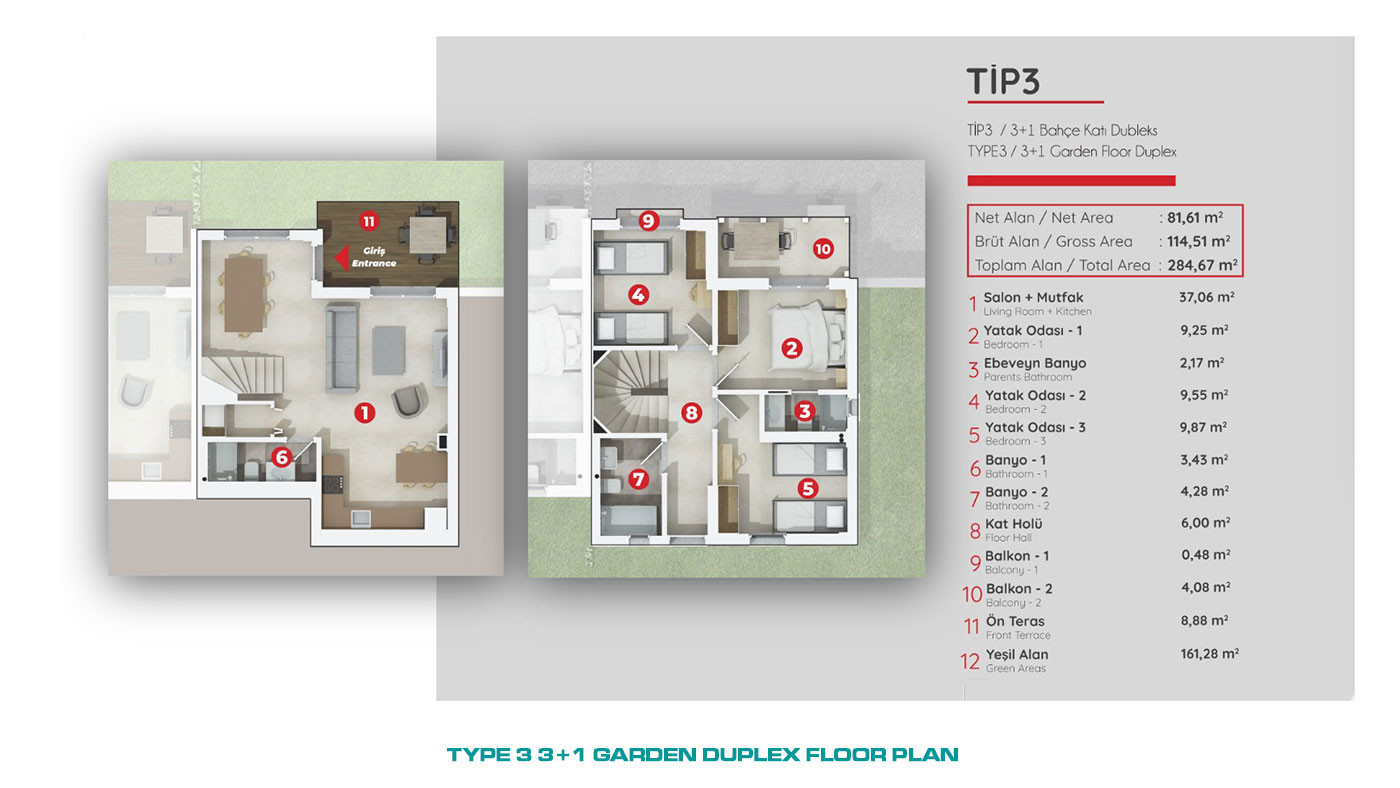 Luxury Apartments with Sea View in Bodrum 750 m from the Beach - 59291