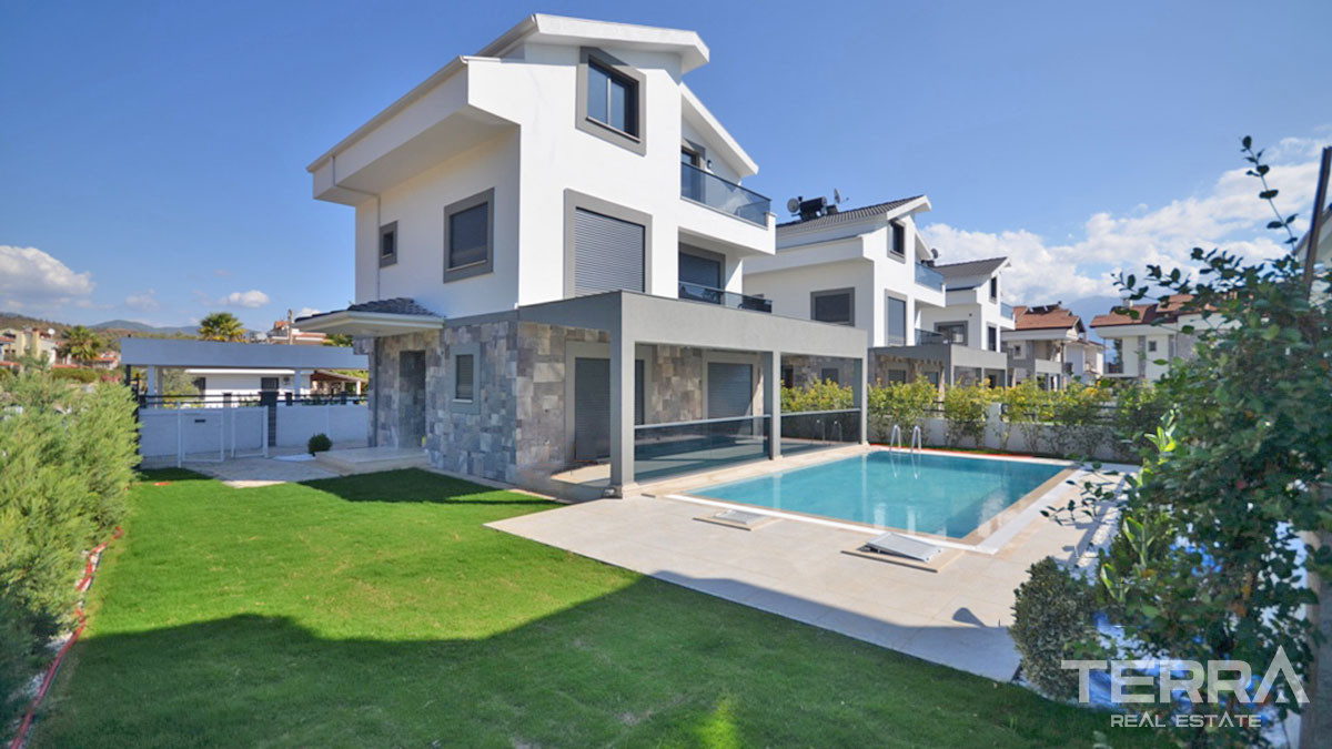 Newly Built Luxury Detached Villa with Private Pool in Fethiye - 59467