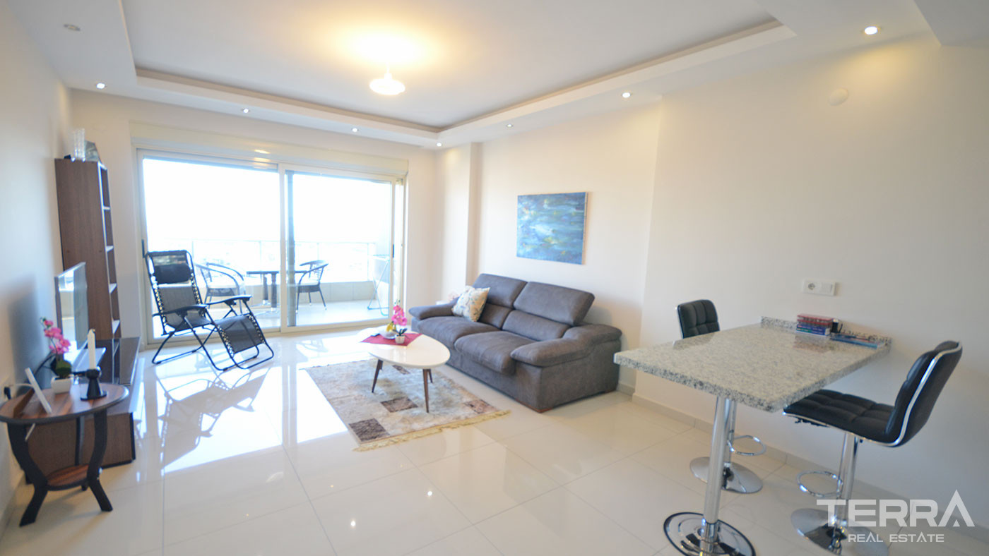 Apartament z widokiem na morze w przystępnej cenie w Alanyi - 59310