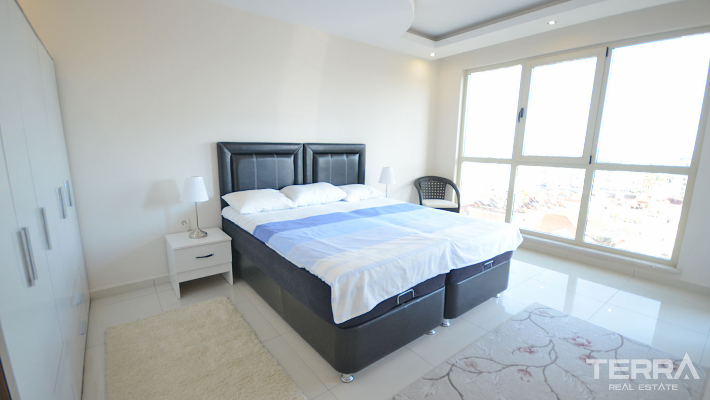 Apartament z widokiem na morze w przystępnej cenie w Alanyi - 59311