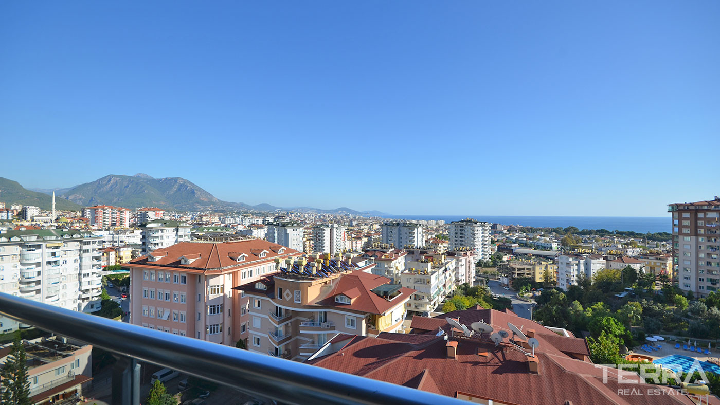 Apartament z widokiem na morze w przystępnej cenie w Alanyi - 59320