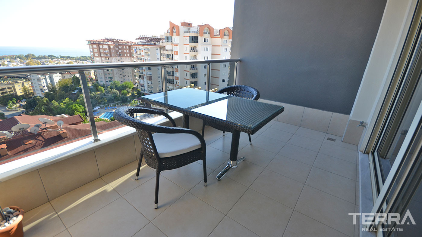 Apartament z widokiem na morze w przystępnej cenie w Alanyi - 59324