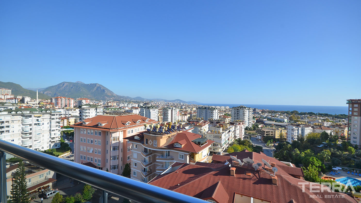 Apartament z widokiem na morze w przystępnej cenie w Alanyi - 59326