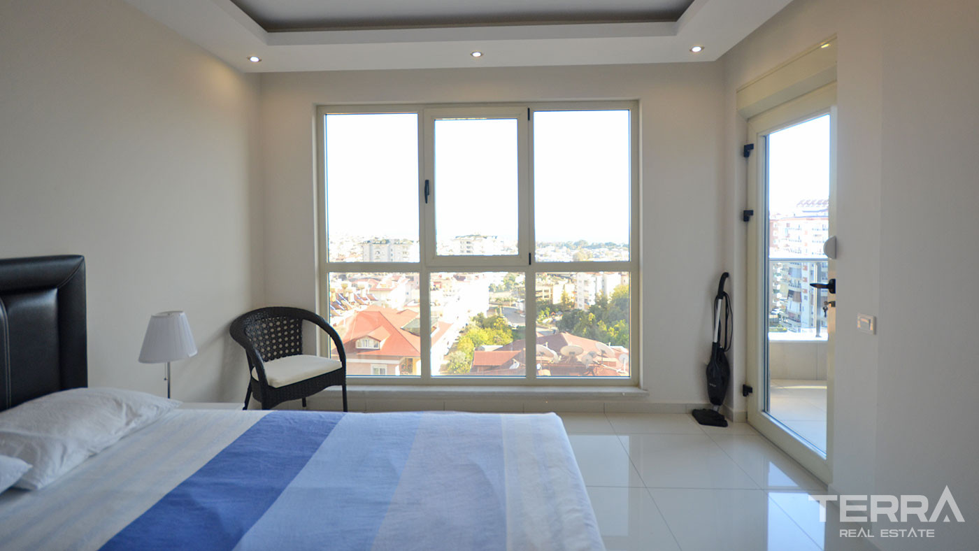Apartament z widokiem na morze w przystępnej cenie w Alanyi - 59329