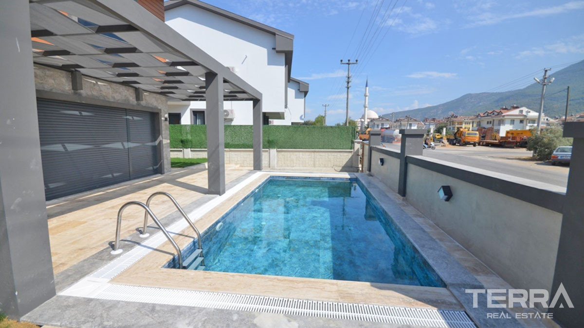 Nowa willa z prywatnym basenem i sauną w centrum Fethiye - 59543