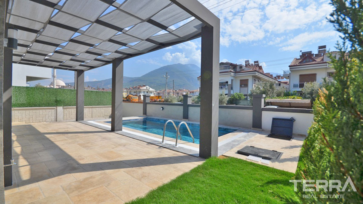 Nowa willa z prywatnym basenem i sauną w centrum Fethiye - 59544