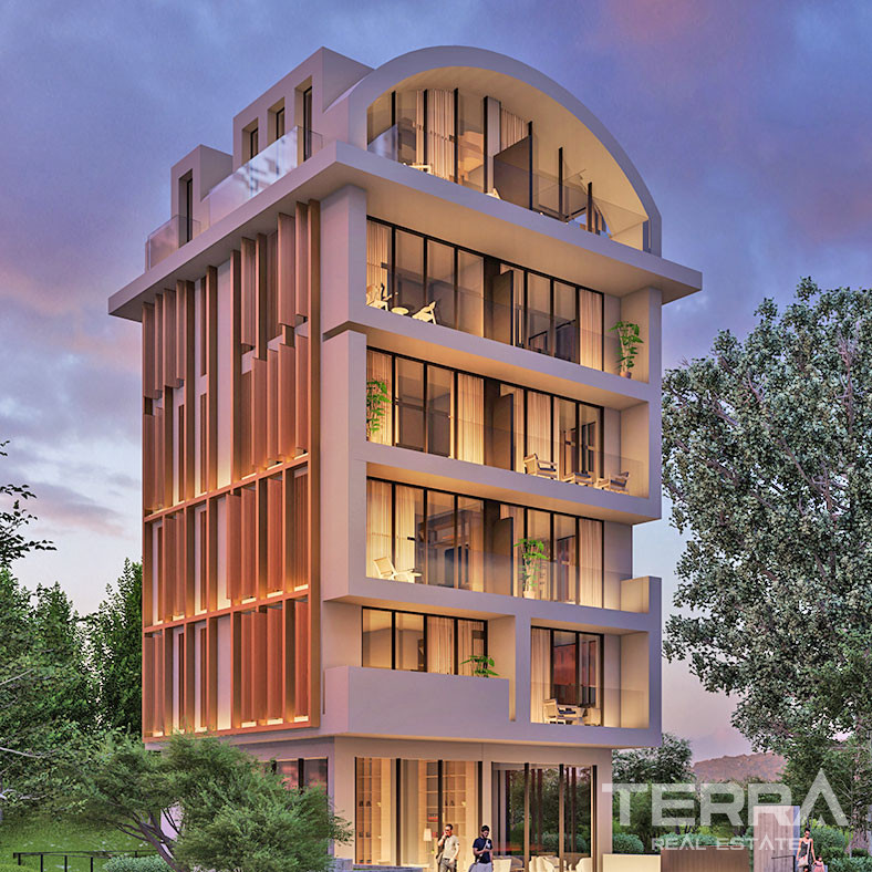 Luksusowe apartamenty w Alanyi tylko 570 m od plaży Kleopatra - 59515