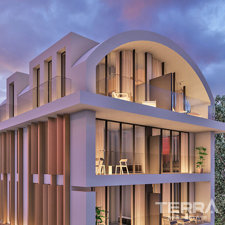 Luksusowe apartamenty w Alanyi tylko 570 m od plaży Kleopatra - 59521