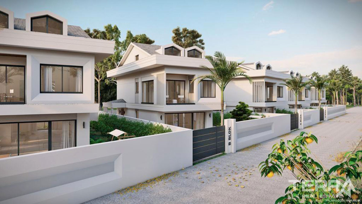 Wille z widokiem na morze w Fethiye z jacuzzi i prywatnym basenem - 59667