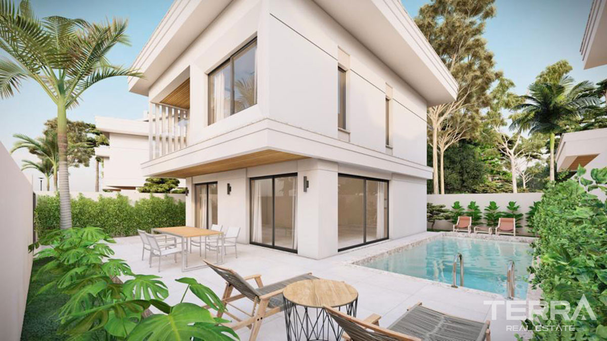 Wille z widokiem na morze w Fethiye z jacuzzi i prywatnym basenem - 59671
