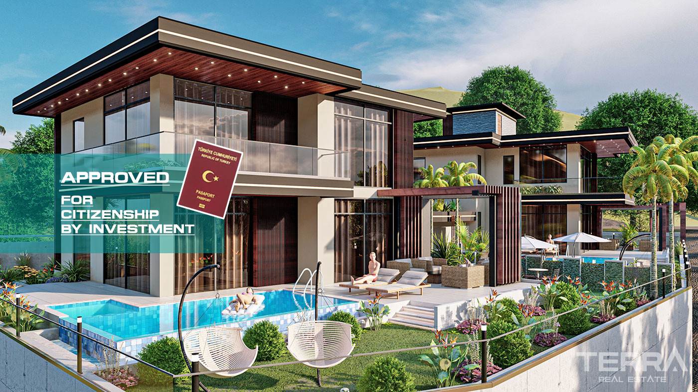 Luxury Sea View Villas With Private Swimming Pool in Alanya, Kargıcak