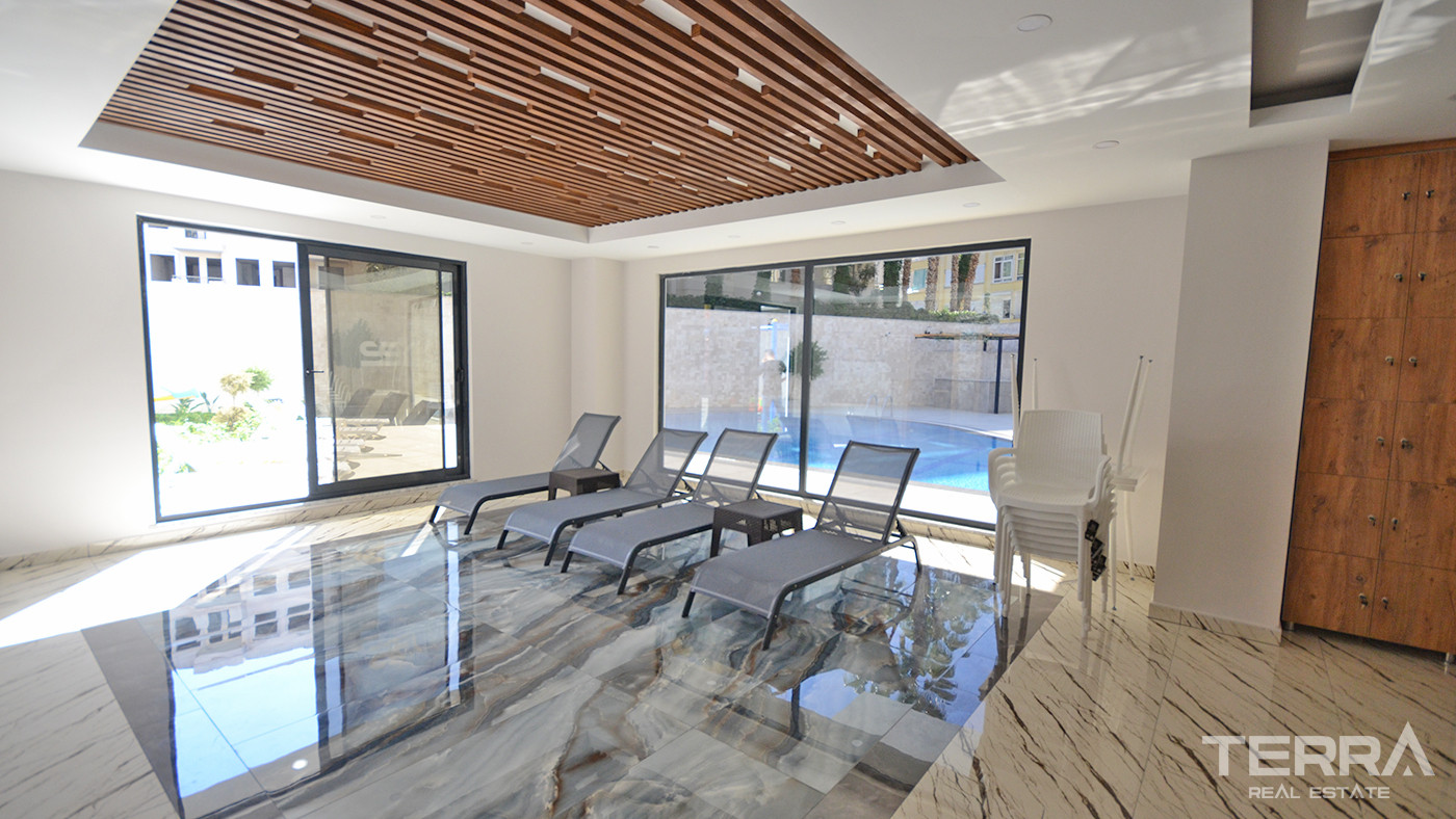 Luxury One-Bedroom Apartment with Rich Amenities in Alanya City - 59856