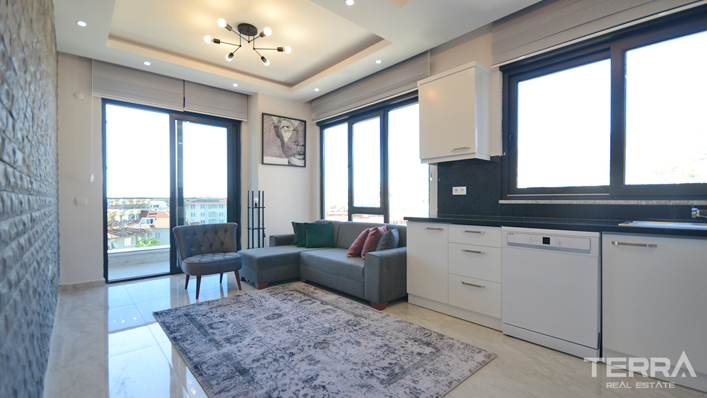 Luxury One-Bedroom Apartment with Rich Amenities in Alanya City - 59864