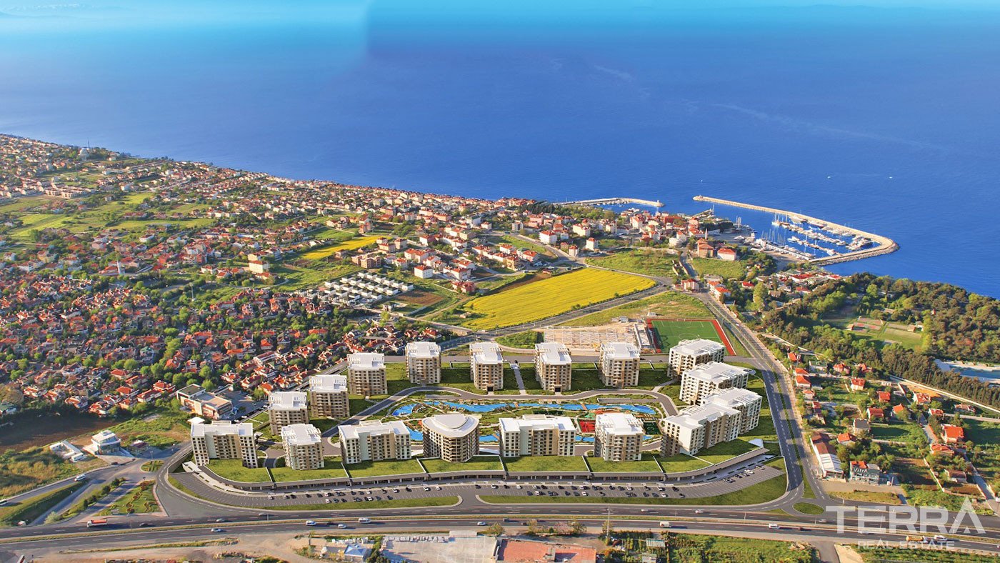 Sea View Apartments in Büyükçekmece Close to Marina