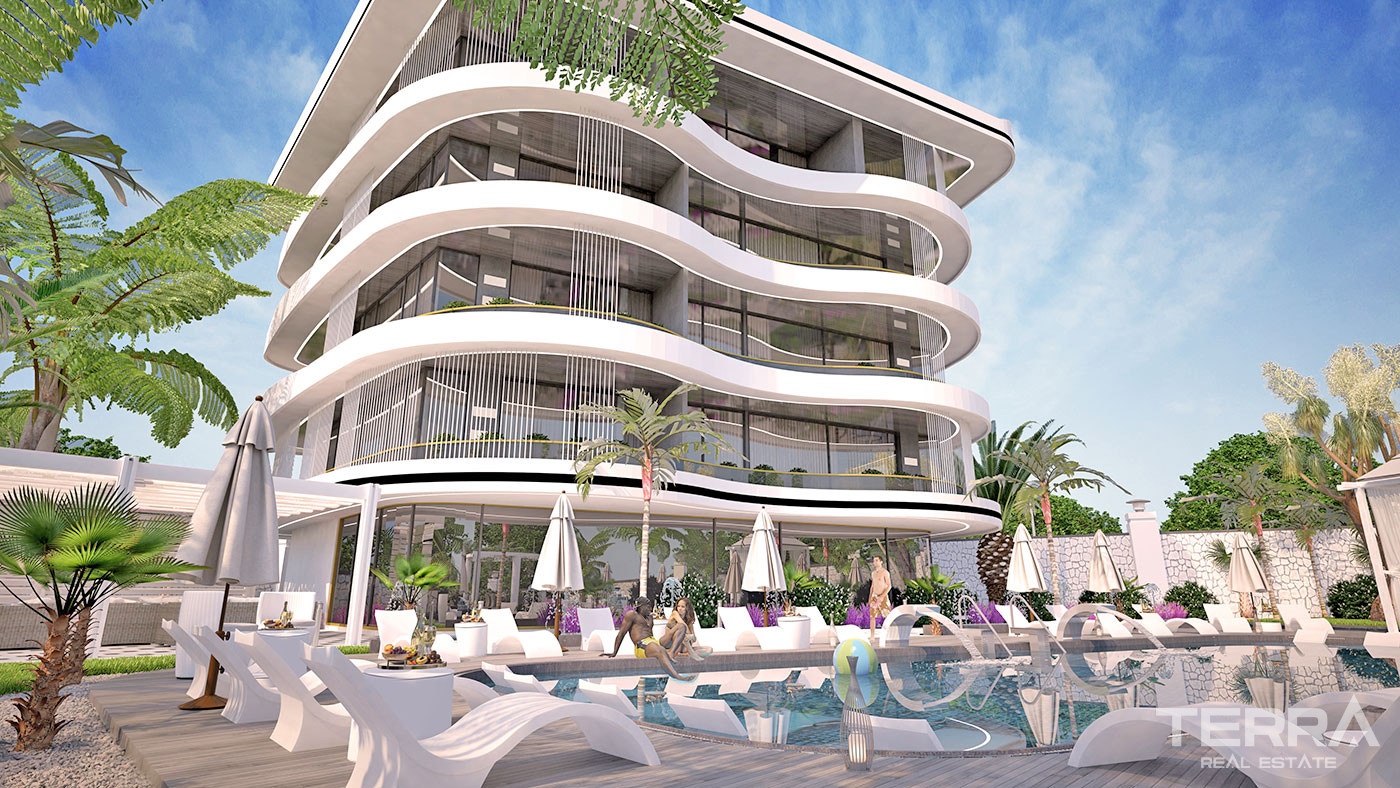 Luxury Apartments 1.3 km from the Beach in Peaceful Kargıcak, Alanya
