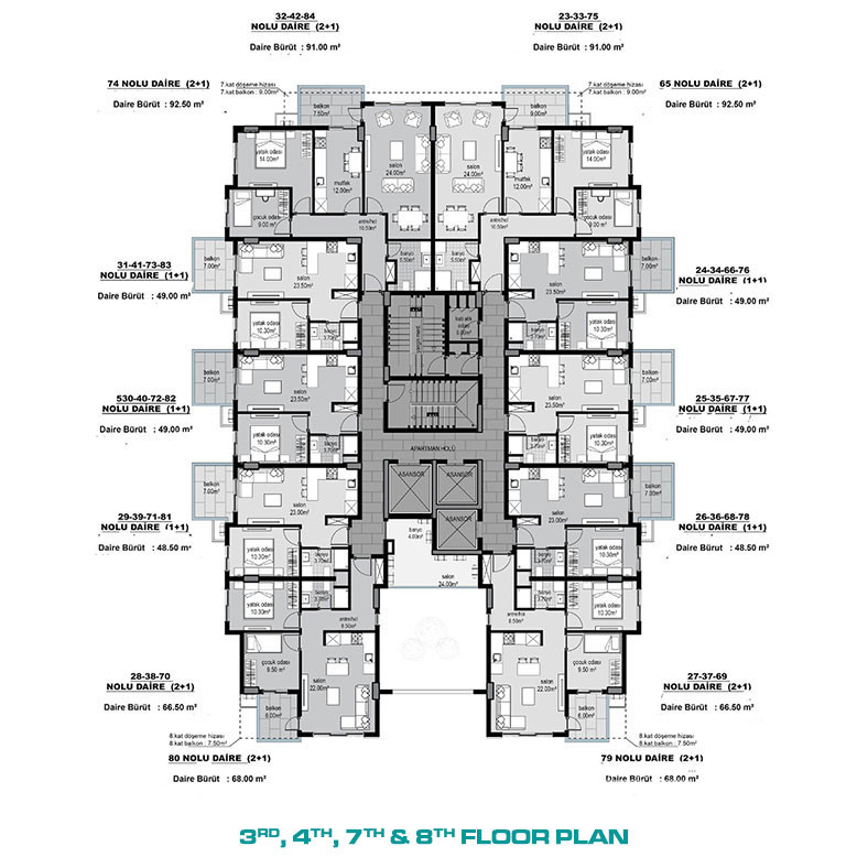 Bargain Alanya Apartments within Short Distance to Beach in Mahmutlar - 60153