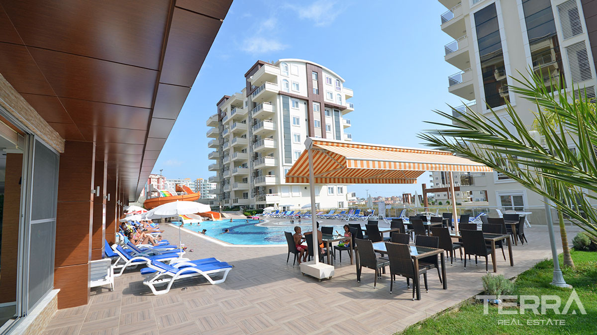 1+1 Resale Apartment in Orion Park Avsallar, Alanya with Shared Pool - 60493