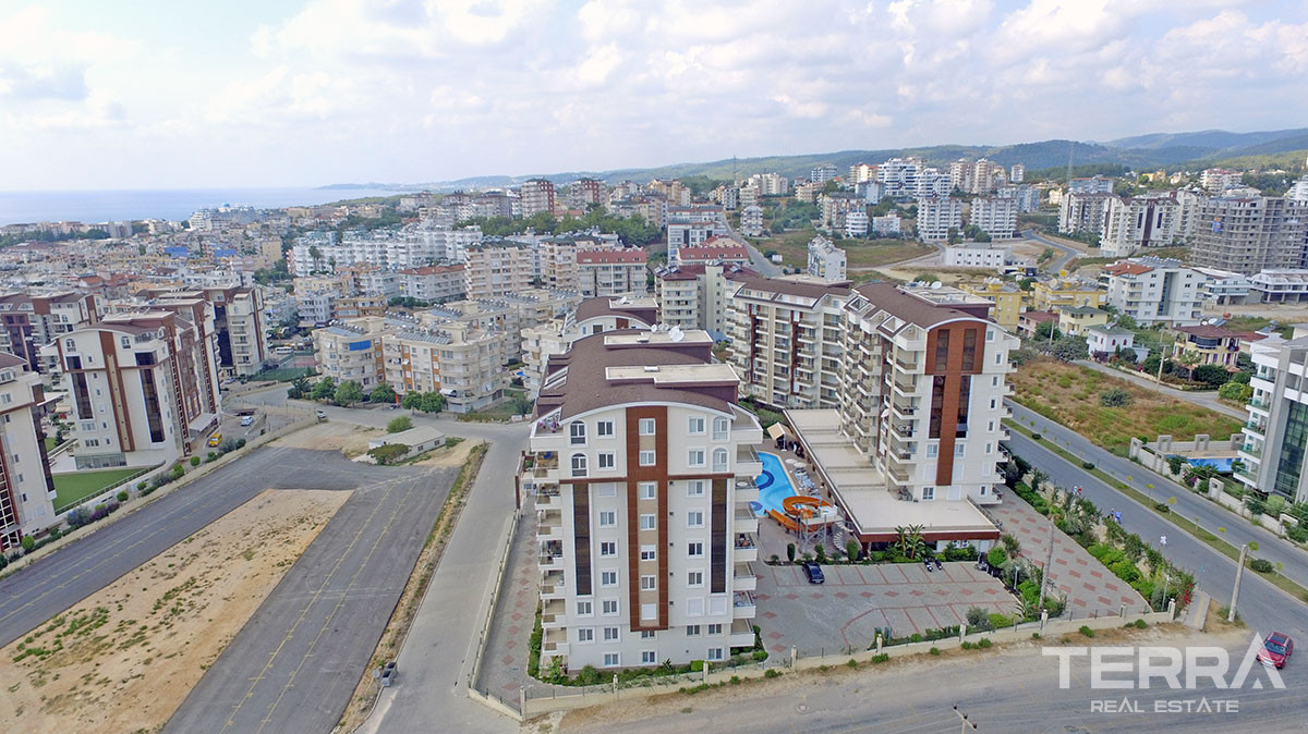 1+1 Resale Apartment in Orion Park Avsallar, Alanya with Shared Pool - 60498
