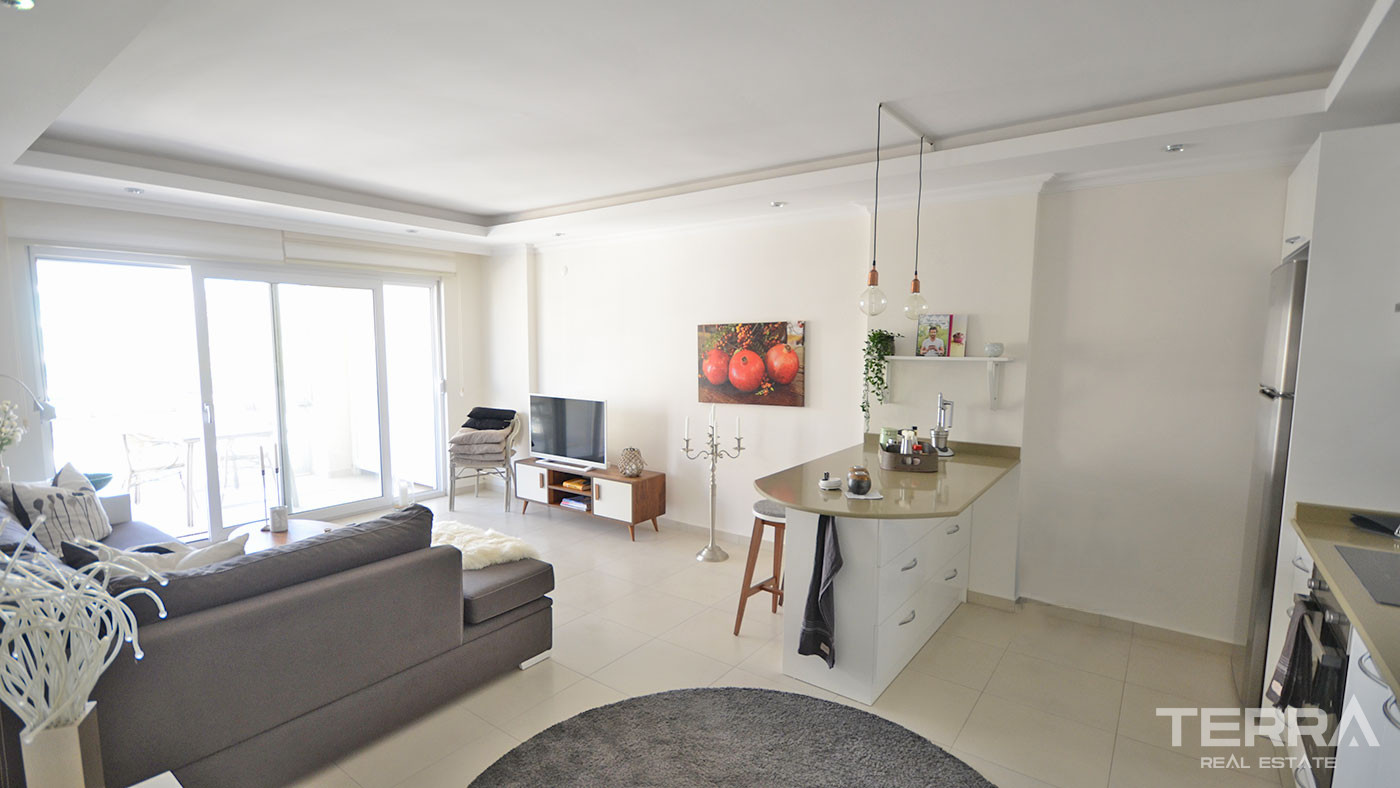 1+1 Resale Apartment in Orion Park Avsallar, Alanya with Shared Pool - 60504