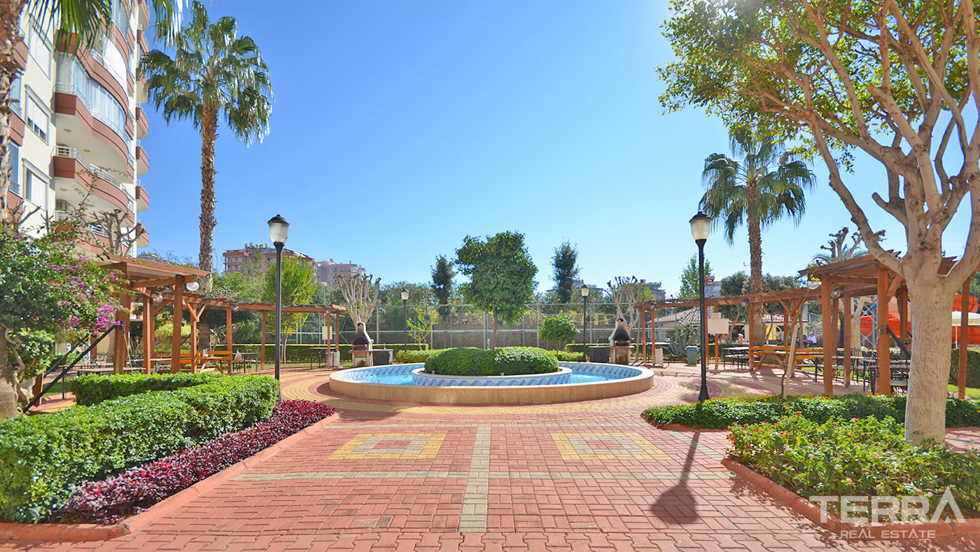 Furnished 2 Bedroom Apartment with Swimming Pool in Alanya Tosmur - 60532