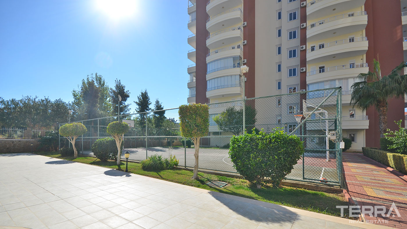 Furnished 2 Bedroom Apartment with Swimming Pool in Alanya Tosmur - 60537