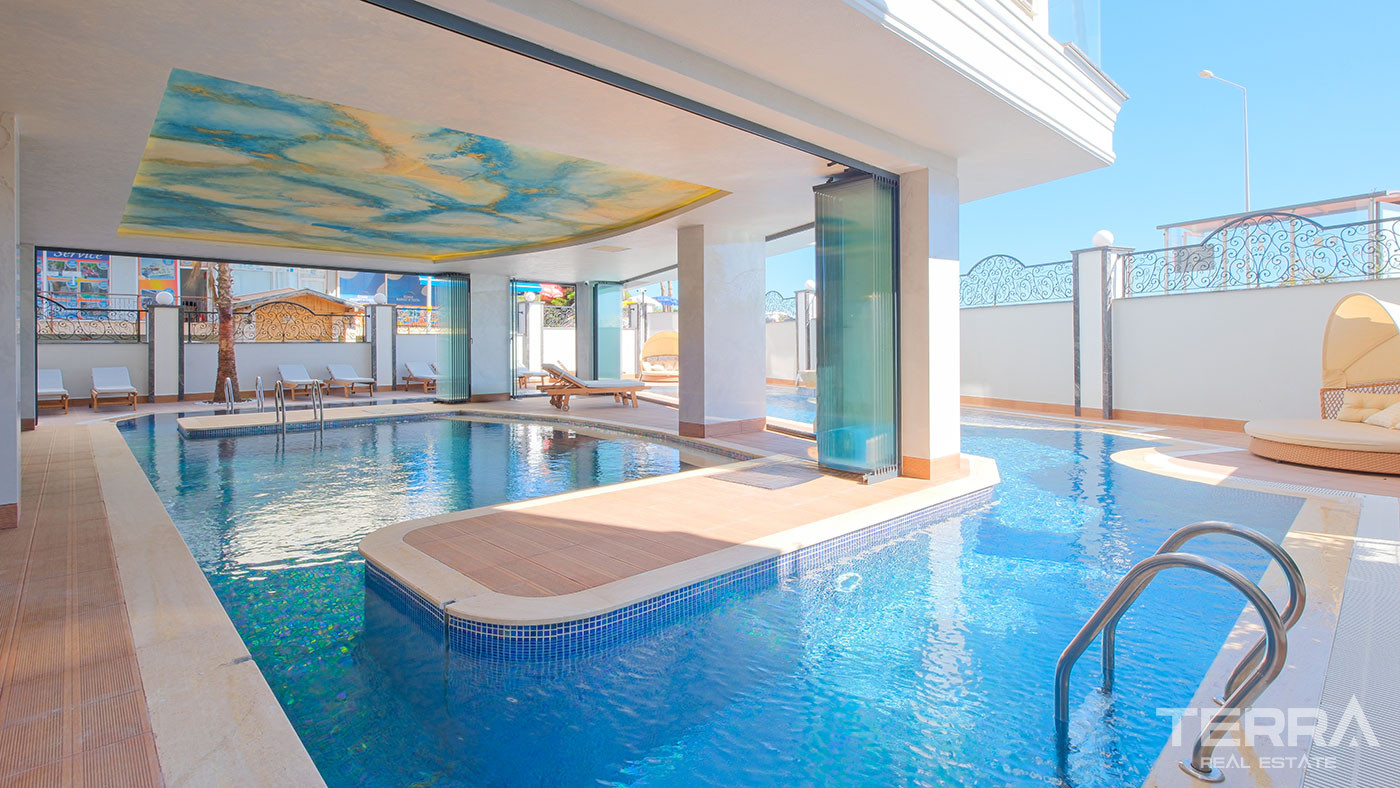 Seafront Apartments in Alanya Center with 5-Star Hotel Concept - 102159