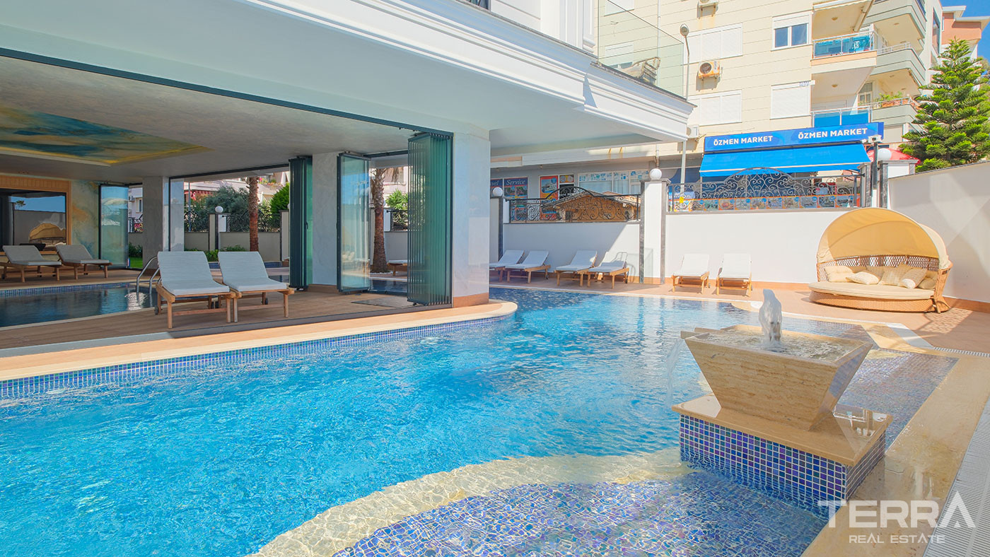 Seafront Apartments in Alanya Center with 5-Star Hotel Concept - 102162