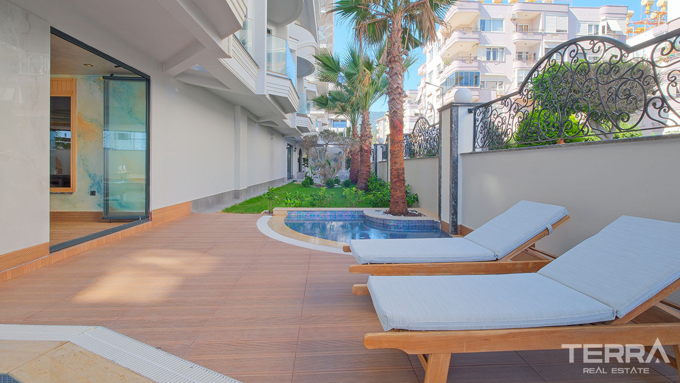 Seafront Apartments in Alanya Center with 5-Star Hotel Concept - 102163
