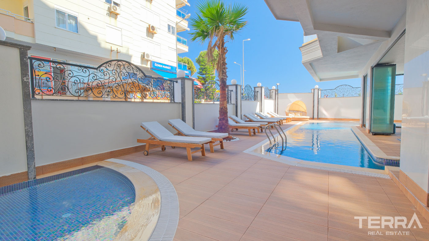 Seafront Apartments in Alanya Center with 5-Star Hotel Concept - 102165