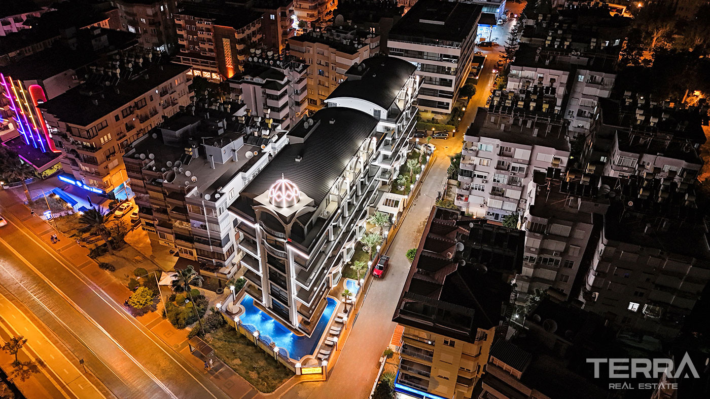 Seafront Apartments in Alanya Center with 5-Star Hotel Concept - 102170