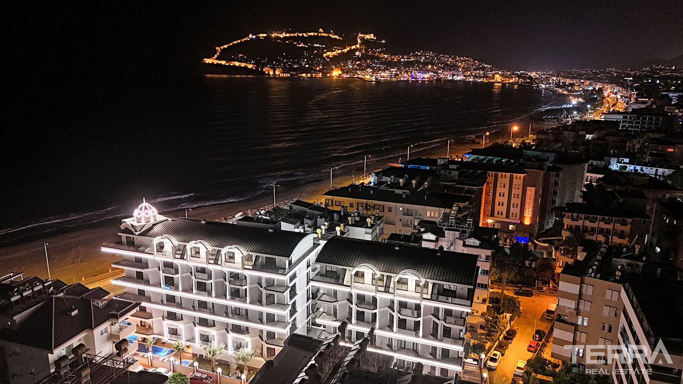 Seafront Apartments in Alanya Center with 5-Star Hotel Concept - 102171