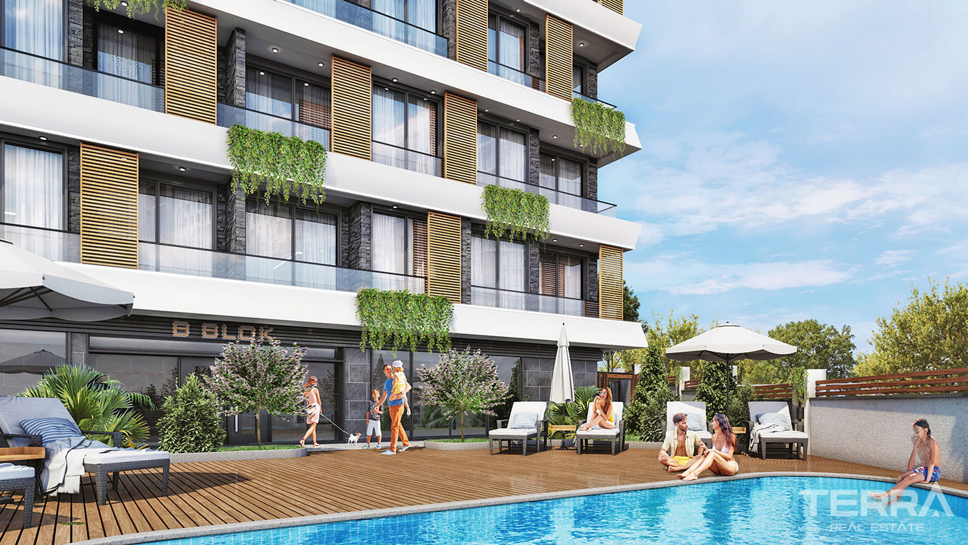 Apartments Surrounded by Nature, 2,5 km from the Beach in Oba Alanya - 61541