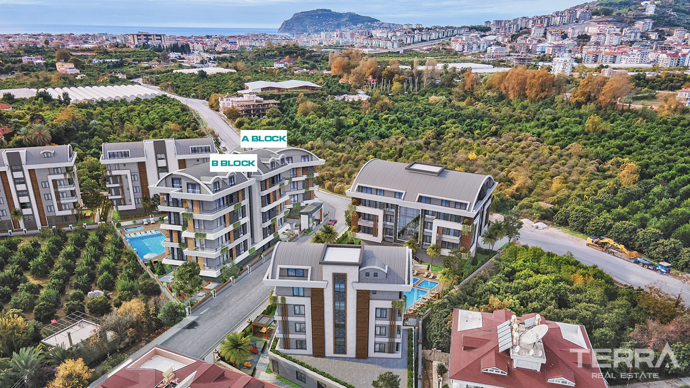 Apartments Surrounded by Nature, 2,5 km from the Beach in Oba Alanya - 61546
