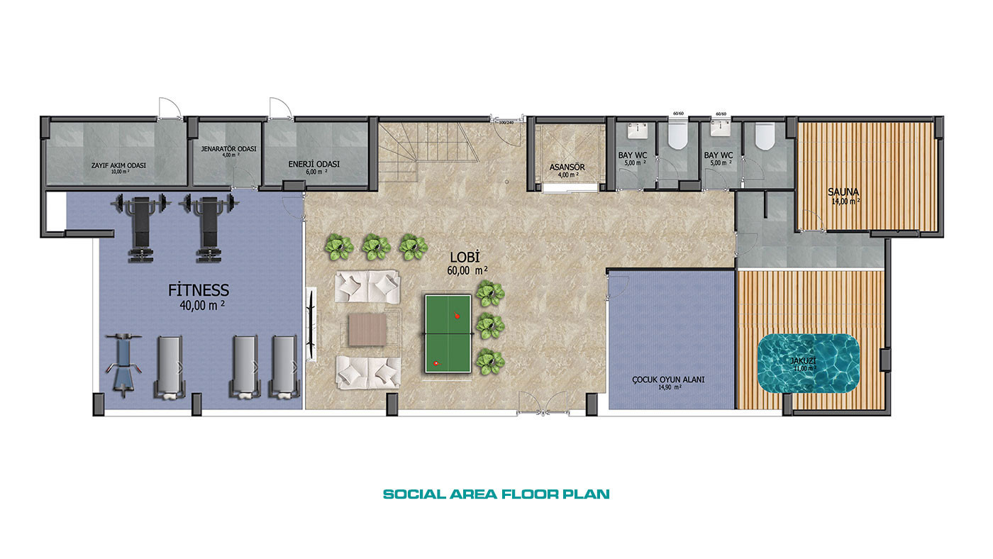 Apartments Surrounded by Nature, 2,5 km from the Beach in Oba Alanya - 61552
