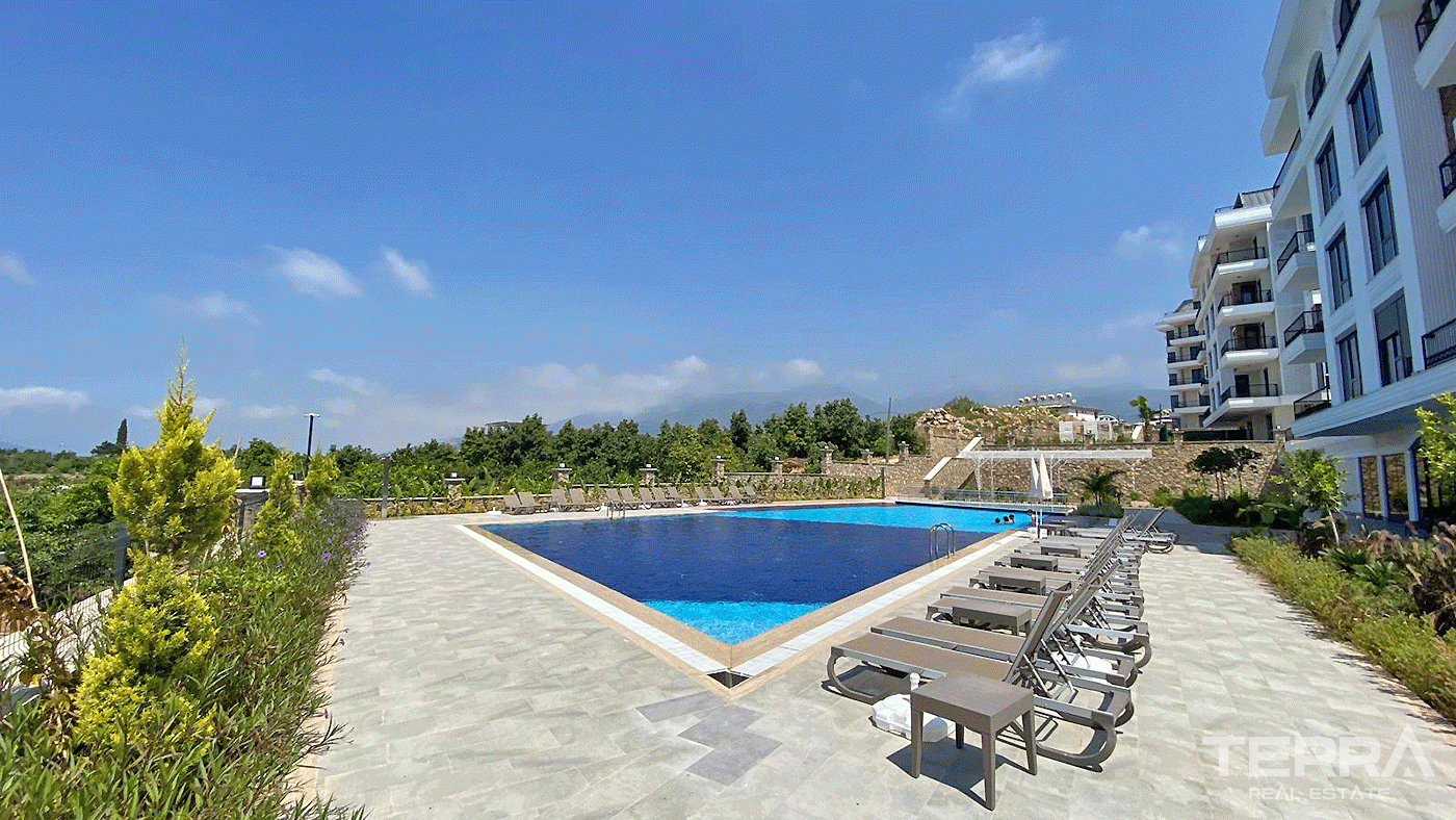 Spacious Apartments in Alanya Oba in the Luxury Complex with Amenities - 97959