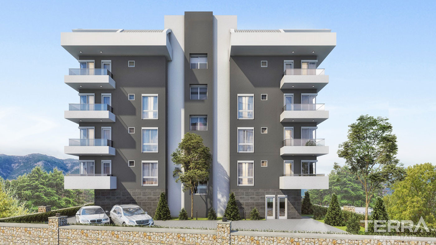 High-End Apartments in Alanya Oba with Rich Complex Features - 61427