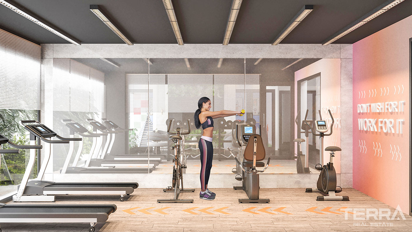 High-End Apartments in Alanya Oba with Rich Complex Features - 61428