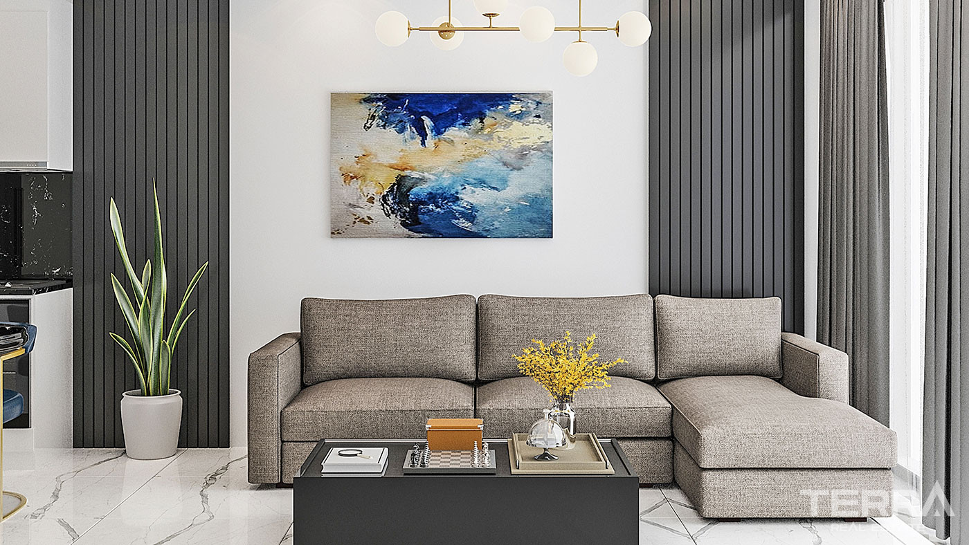 High-End Apartments in Alanya Oba with Rich Complex Features - 61442